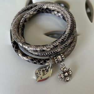 Brighton Leather Wrap Bracelet